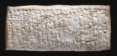 Clay tablet; letter from Nanni to Ea-nasir complaining that the wrong grade of copper ore has been delivered after a gulf voyage and about misdirection and delay of a further delivery. (© The Trustees of the British Museum. Museum number: 131236). 